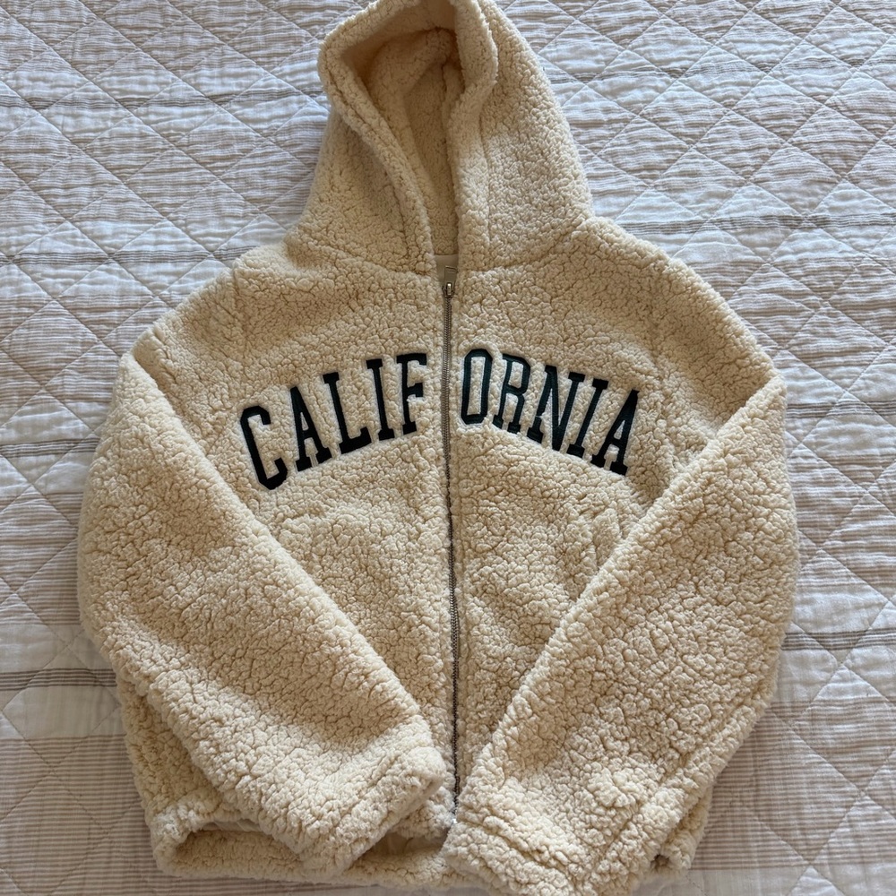 Reflex Cream Sherpa Jacket California